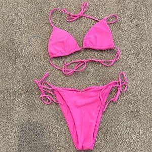 Hot Pink Bikini Set